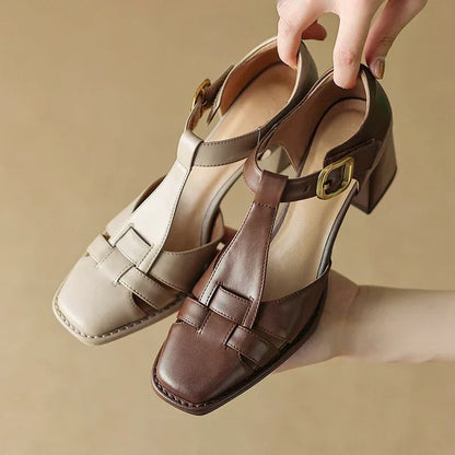 Clara | Square Toe Sandals
