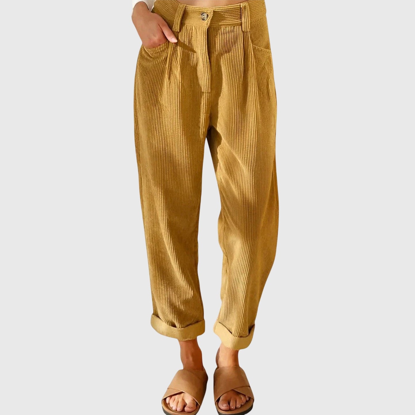 Clara | Modern Cord Pants