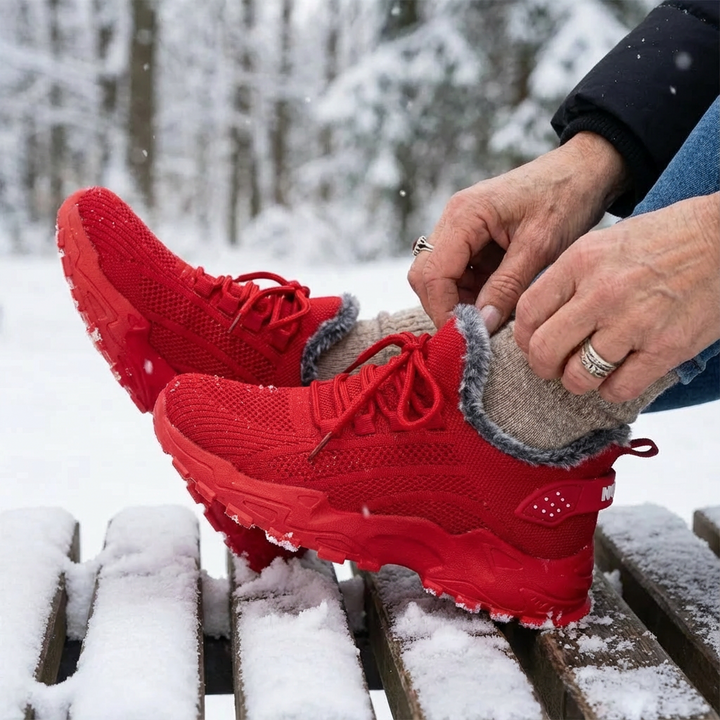 Chloe | Lace-Up Winter Sneakers