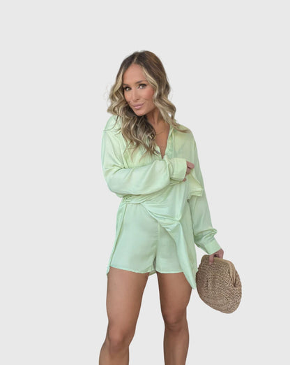 Clara | Elegant Romper Dress