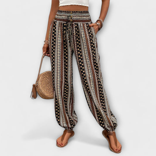 Clara | Ethnic Graphic Pants