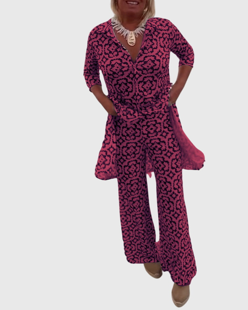 Clara | Elegant Vintage Two-Piece Set