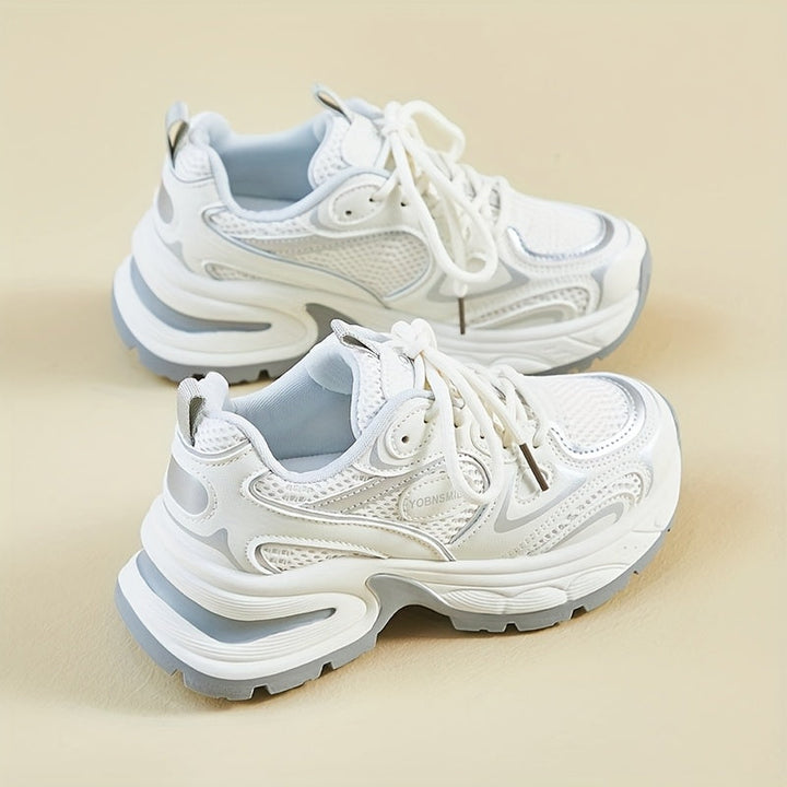 Sophie | Breathable Thick-Soled Lace-Up Sneakers