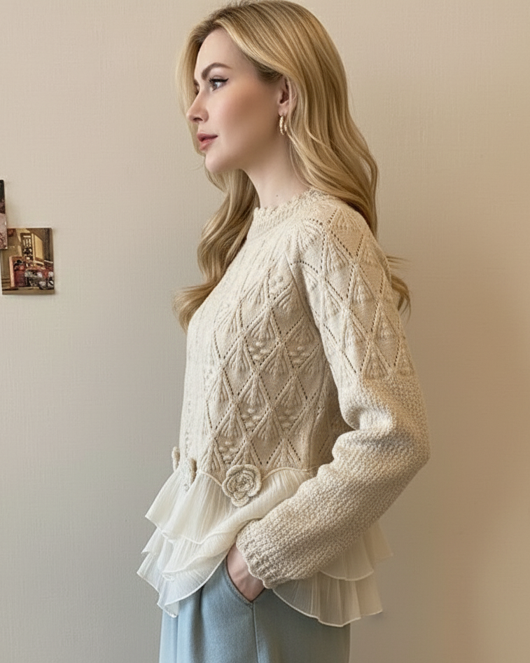 Taylor | Ruffle Sweater