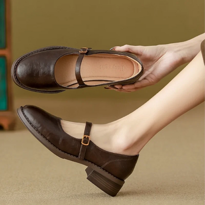Clara | Classic Comfort Mary Janes Made of Leather