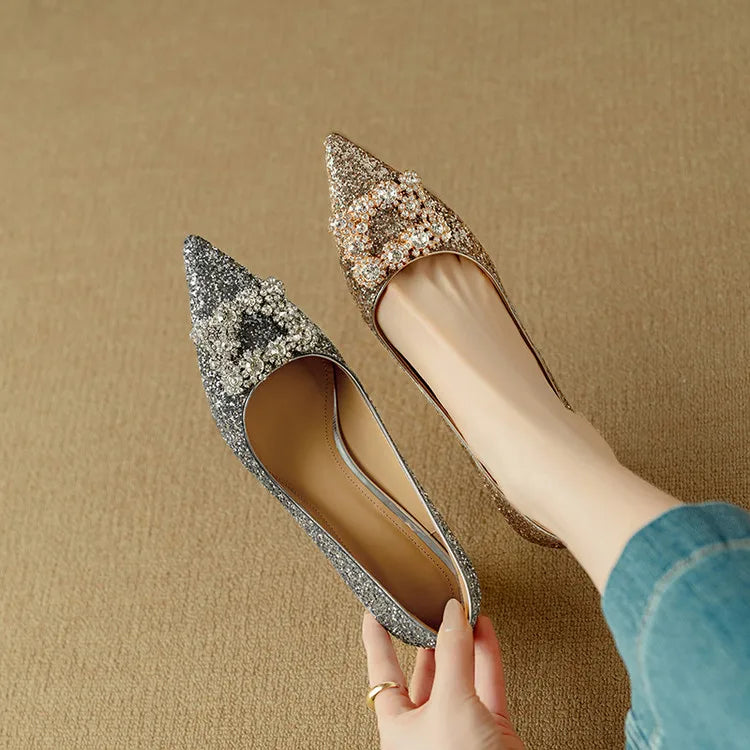 Clara | Gloria Glitter Pumps