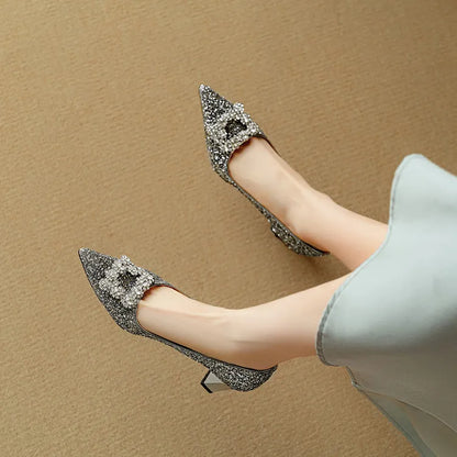 Clara | Gloria Glitter Pumps