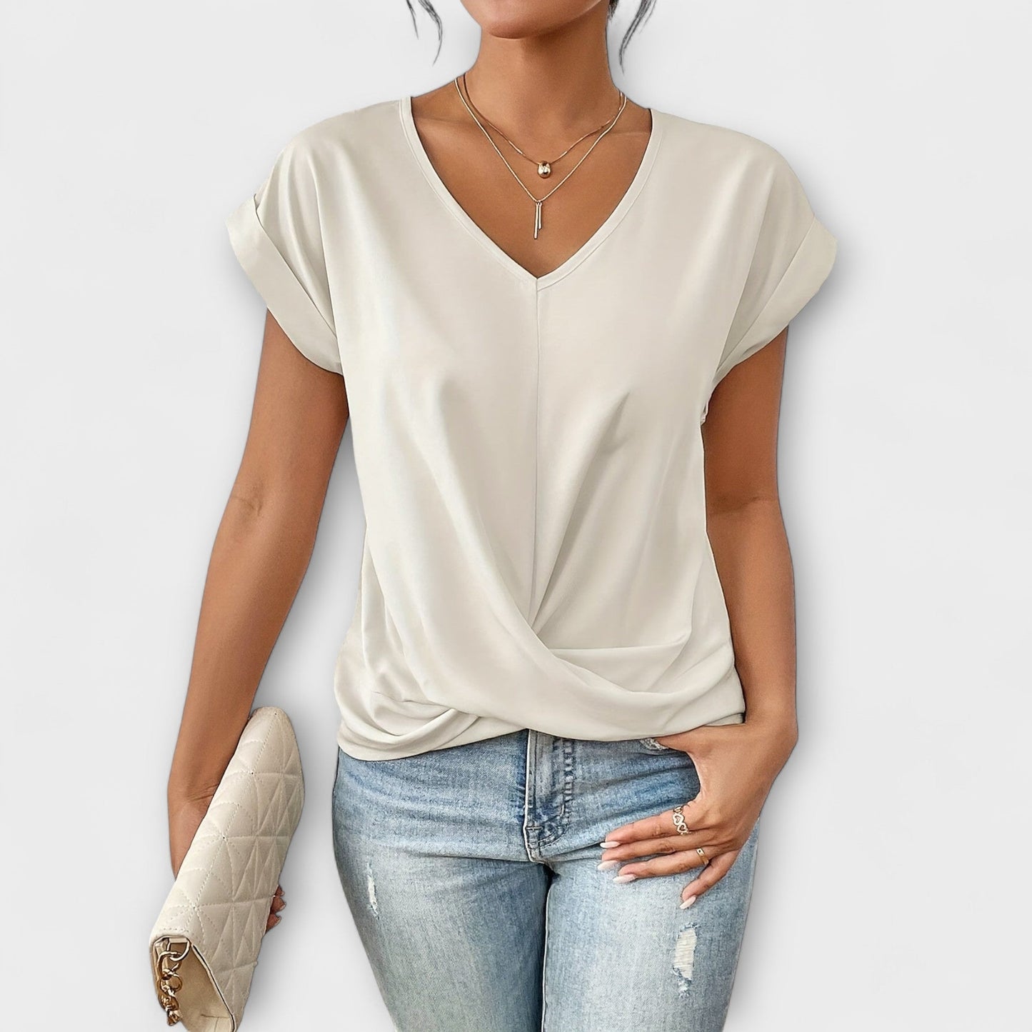 Clara | Elegant V-neck Top
