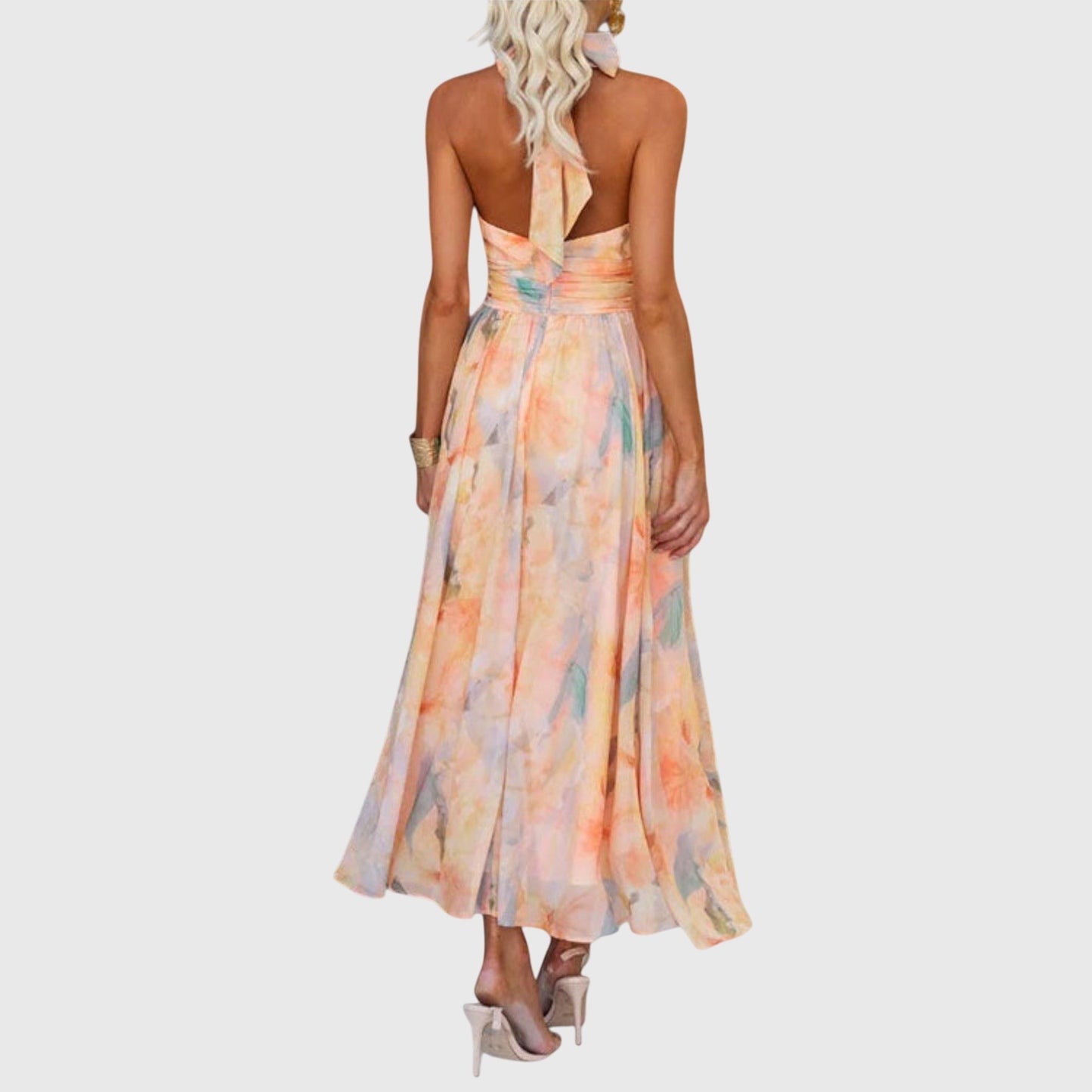 Clara | Halter Maxi Dress