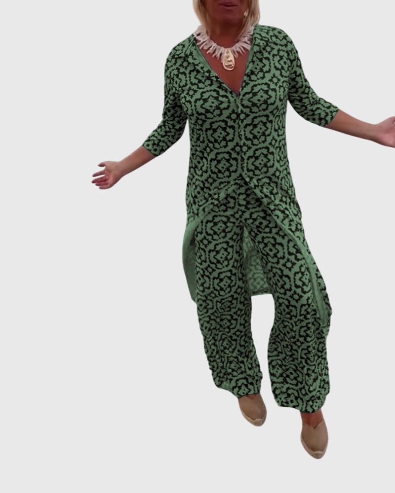 Clara | Elegant Vintage Two-Piece Set