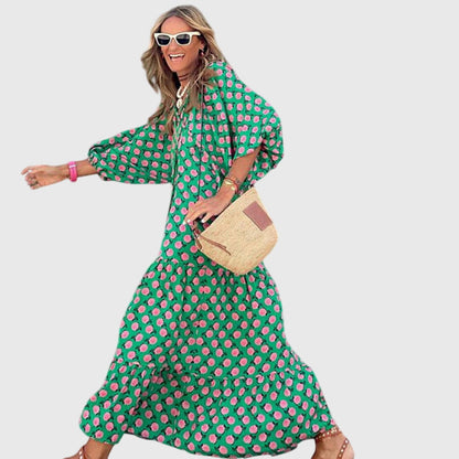 Clara | Boho Maxi Dress